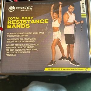 Pro Tec Athletics Total Body Resistance Bands from Barbella Box New in Box